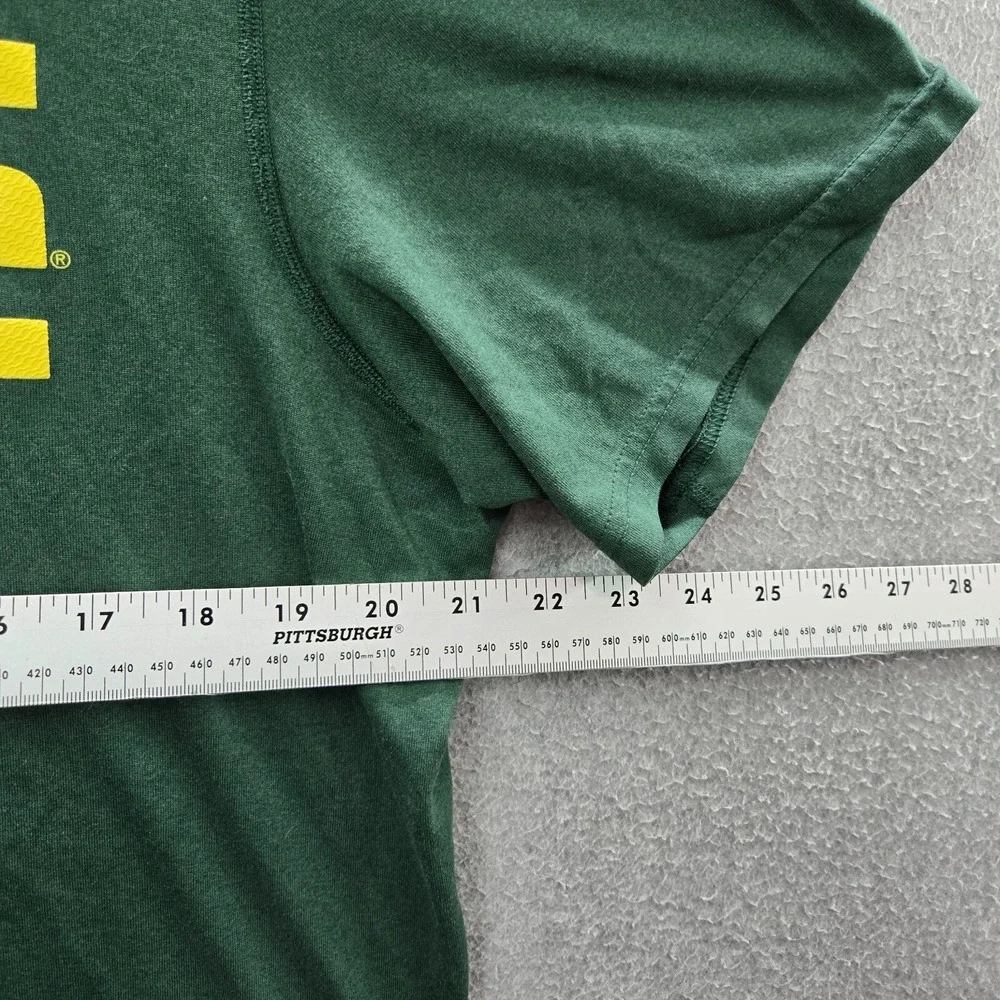 Oregon Ducks Men Activewear Shirt Medium Green Nike Swoosh Logo Dri Fit Tee‎